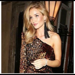 Royal Ways Black Tassel Earrings